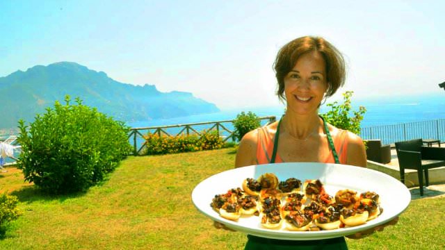 Cooking Vacation on Amalfi Coast includes a lot of local recipes to prepare and always a stunning view